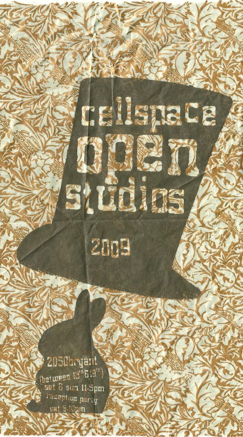 2009 CELLspace Open Studios Poster