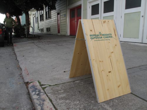 Outdoor Cinema Outdoor Sign