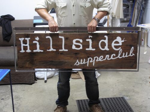 Hillside Supperclub Sign