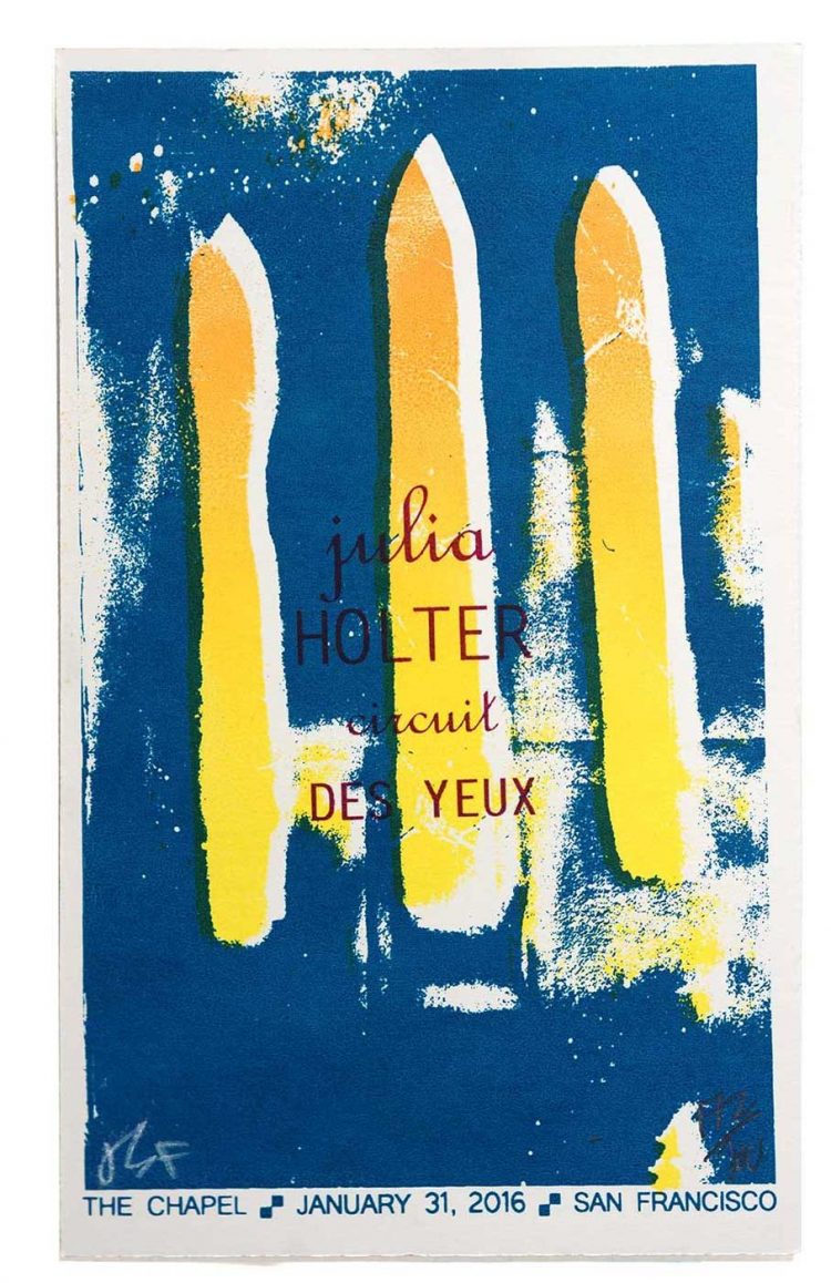 Julia Holter Gig-Poster