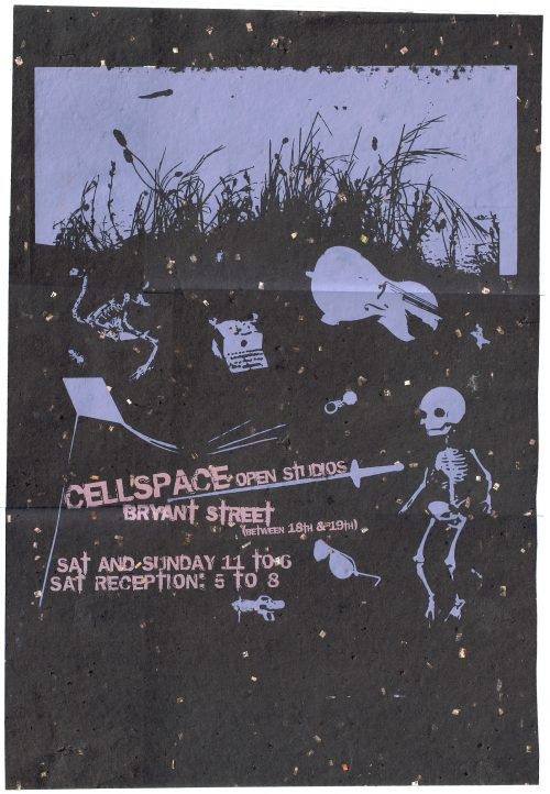 2008 CELLspace Open Studios Poster