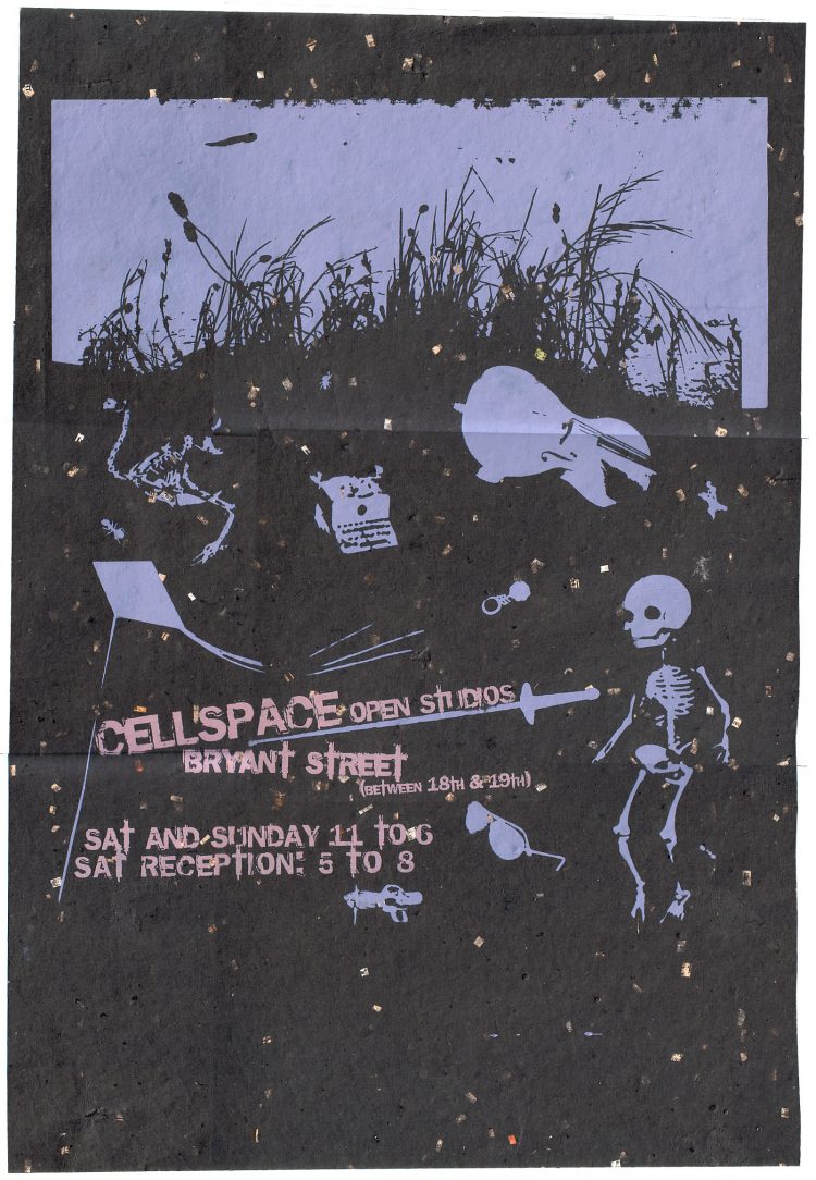 2008 CELLspace Open Studios Poster